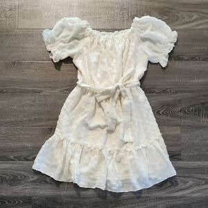 She + Sky Ruffle Mini Dress